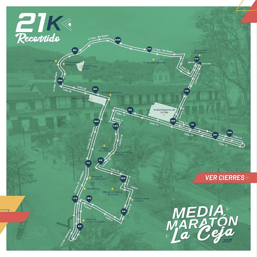 Media Maraton La Ceja 2021